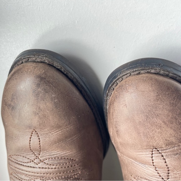 Ariat Women’s Heritage Western Cowboy Cowgirl Leather Boots Distressed R Toe 6.5 - Picture 12 of 12